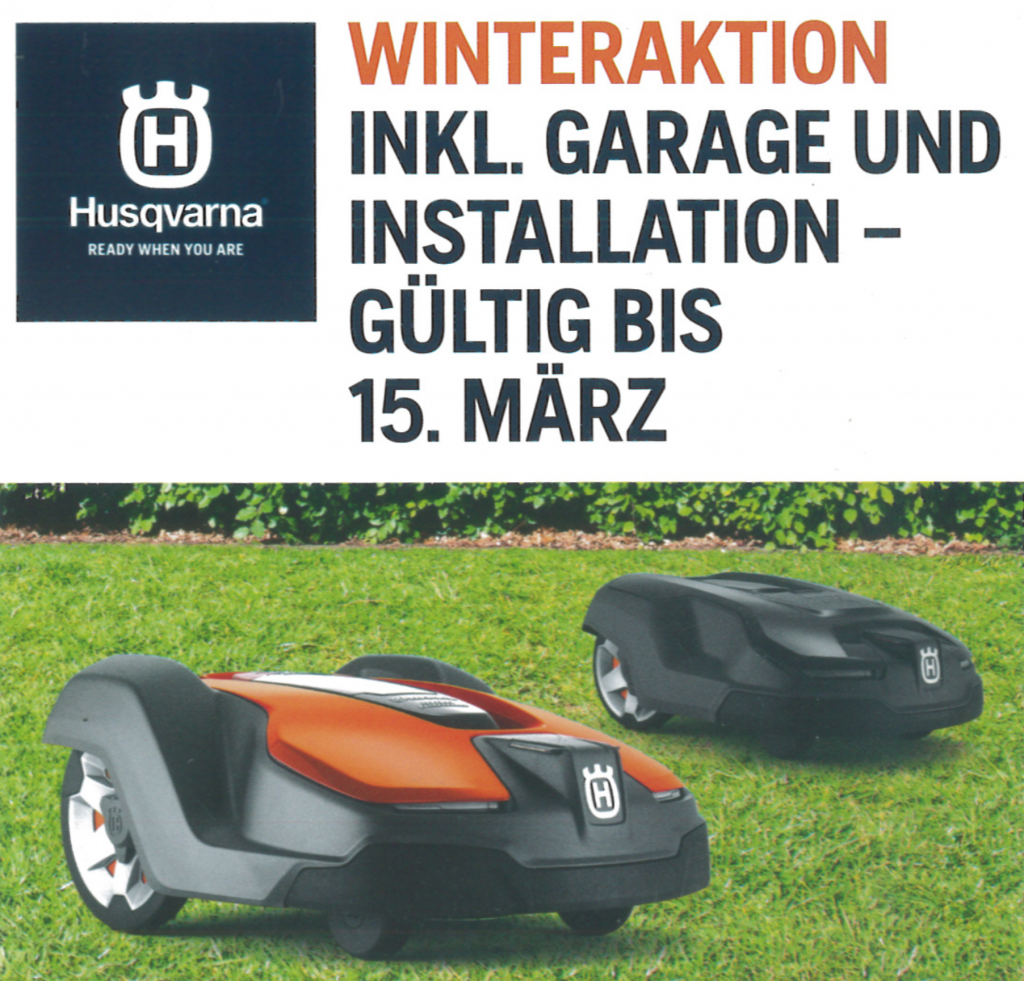 Husqvarna Aktion Husqvarna Winteraktion bei Meyer