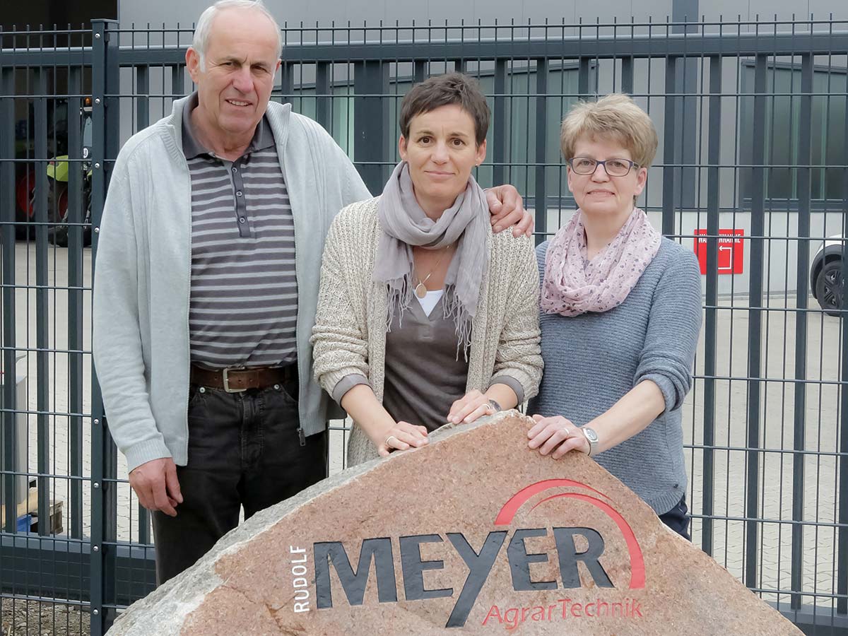 Rudolf Meyer (links), Sandra Meyer (mitte)